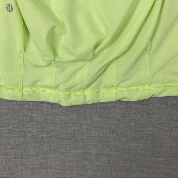 Lululemon Neon Lime Green Tank Top Strappy Sz 4 - Picture 3 of 10